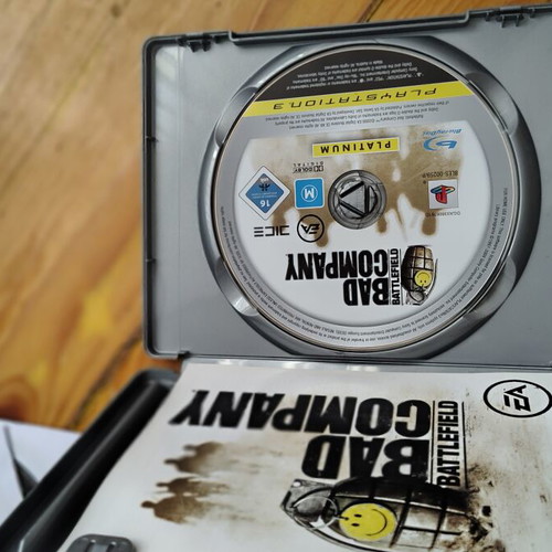 Battlefield Bad Company PS3 game used, complete with manual