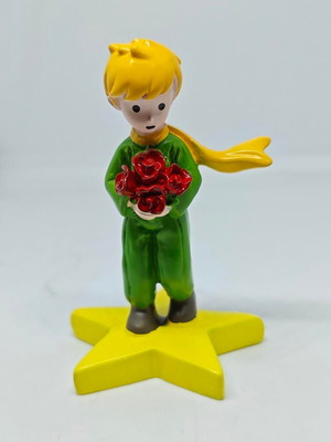 Little Prince collectible figure with roses like new