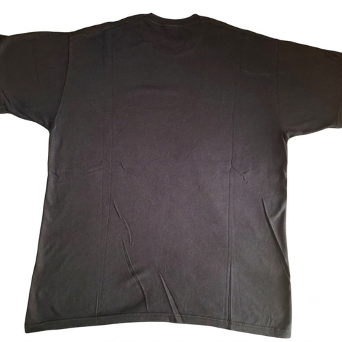 T-shirt Rock on Fruit of the Loom used, size L, black