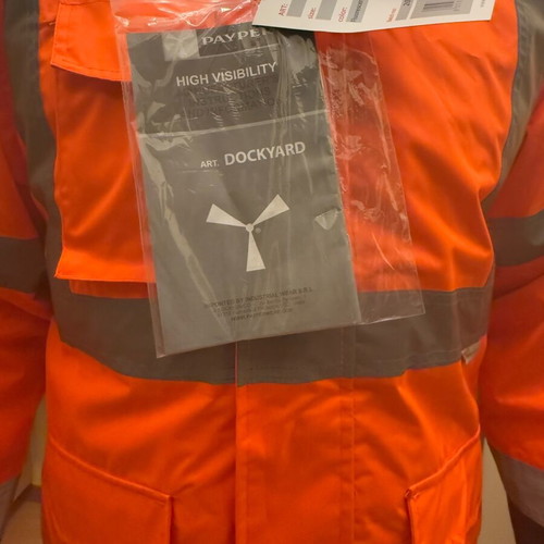 Work jacket new with windproof lining and waterproof zippers