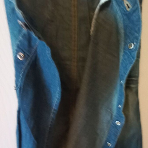 Diesel asymmetric midi denim skirt like new, size S, blue