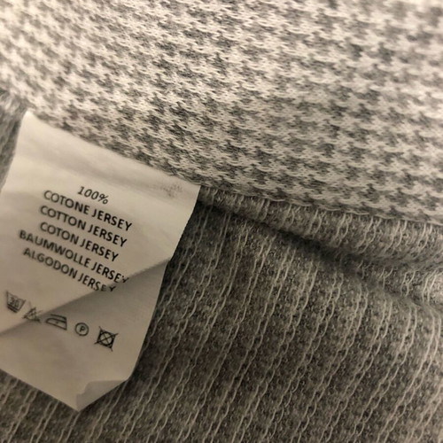 Xacus tailor fit men's jersey cotton shirt gray white like new