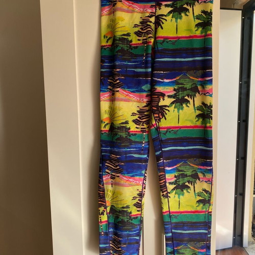 Adidas leggings new, blue, size XS