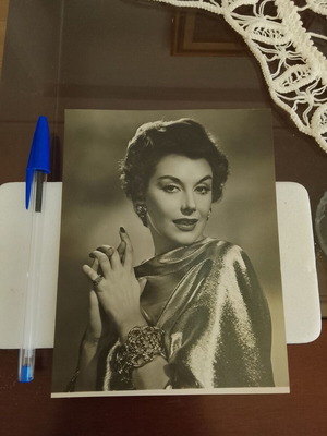 Vintage συλλεκτική φωτογραφία-πορτρέτο Caterina Valente μεταχειρισμένη