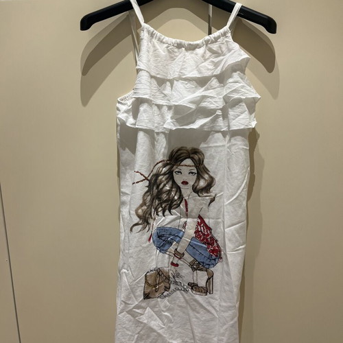 Y2K P&M cotton backless dress size 16N like new