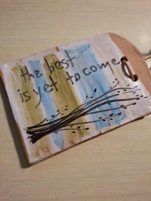 Ceramic wall hanging new, handmade