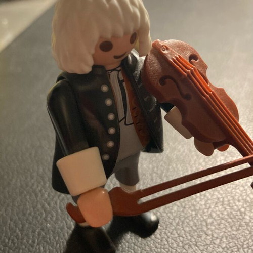 Playmobil Johann Sebastian Bach and Amadeus Mozart like new with packaging