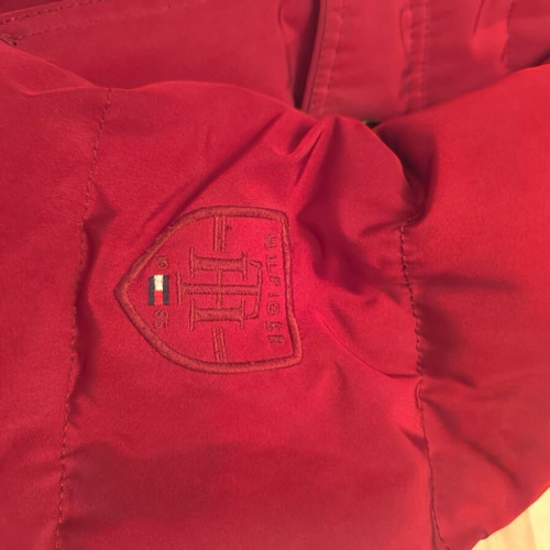 Ανδρικό μπουφάν Tommy Hilfiger μεταχειρισμένο, κόκκινο, μέγεθος XL