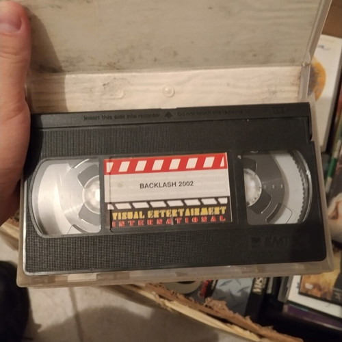 Backlash 2002 WWE VHS tape