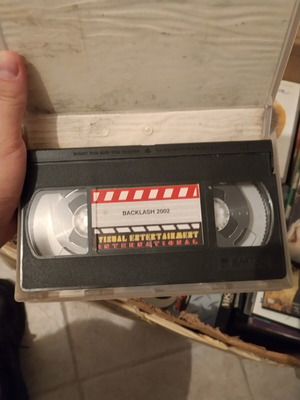 Backlash 2002 WWE VHS tape