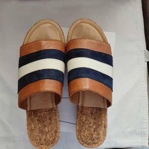 Gant leather mules used, size 39, blue and brown