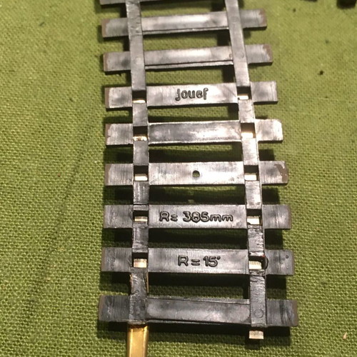 Jouef Model Train Tracks used, HO Scale 1/87, set of 14 pieces