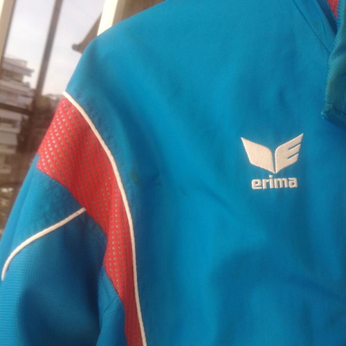 Erima men's jacket used, open blue, size L/XL