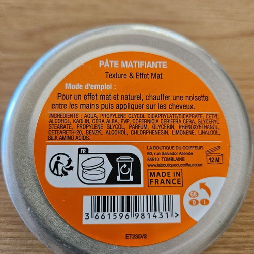 Kerasoin Professionnel's One Silk Fibre Hair Wax new