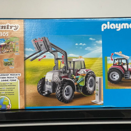 Playmobil Country 71305 Large Electric Farm Tractor new & sealed
