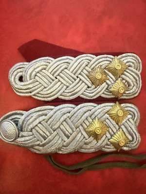 Epaulets pair Oberst rank East Germany DDR NVA like new