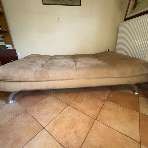 Sofa bed Entos 3-seater like new, ecru color