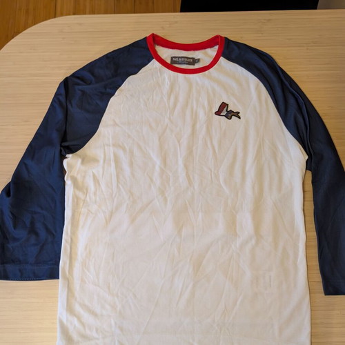 Cafe du Cycliste cycling shirt used, size XL, white and red