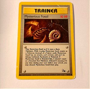 Mysterious Fossil (Fossil 62/62) Pokemon Card