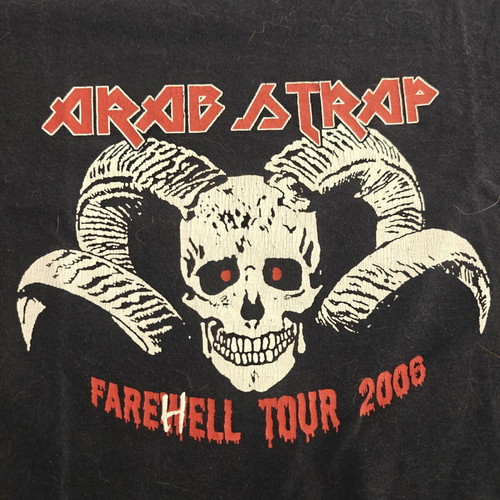 Arab Strap Farewell Tour 2006 T-shirt used, size S, black