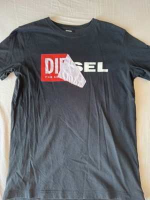 Diesel T Shirt 100% Cotton Like New, Black, Size S
