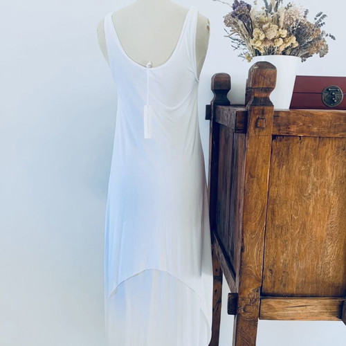 Ioanna Kourbela white circle dress, two-piece