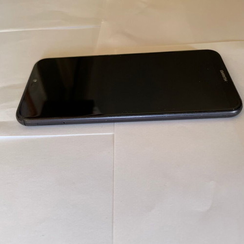 Huawei P20 Lite 4GB/64GB μεταχειρισμένο, μαύρο, με κίτρινη γραμμή στην οθόνη