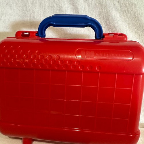 Mario case used with colored pencils, stamps and drawing pad