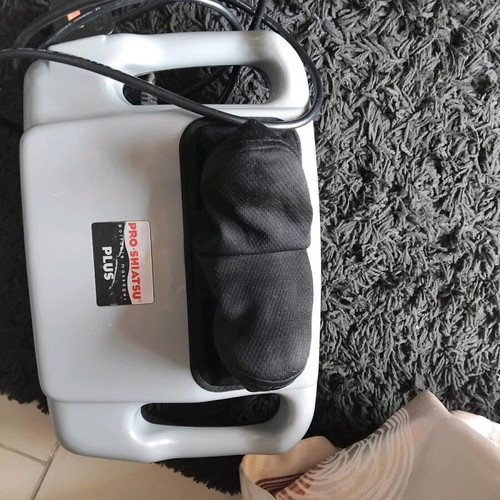 Shiatsu massager for neck and shoulders used