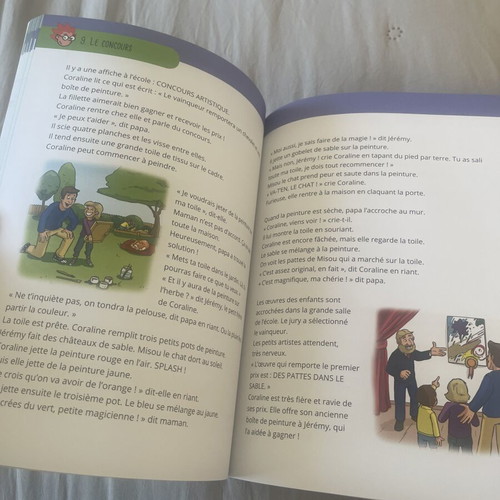 Comprehension Ecrite Workbook used for 3rd Grade French Reading