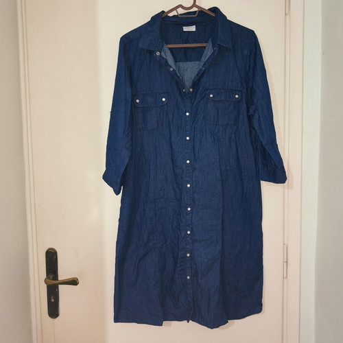 Denim dress Infinity plus size XL like new, blue