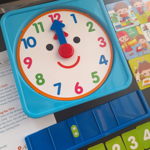Learn the Time educational toy used