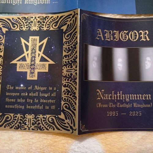 Abigor Nachthymnen Limited Blue Marble Vinyl LP new, metal