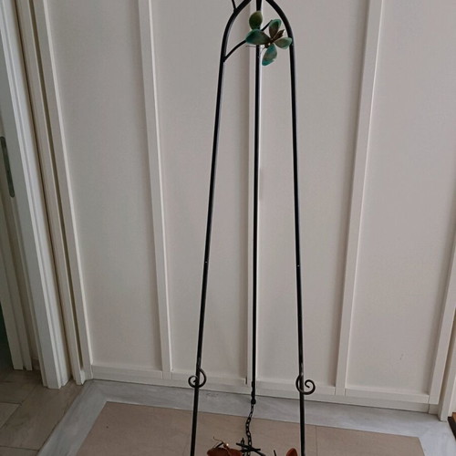 Italian stand for paintings new, iron with butterfly decoration
