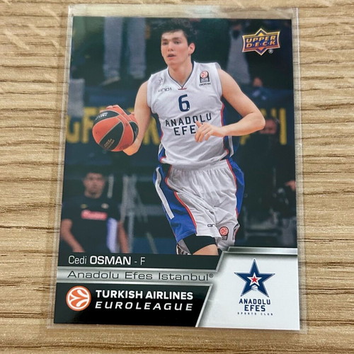 Cedi Osman Efes Anadolu Upper Deck Euroleague 2015-16 card new Panathinaikos