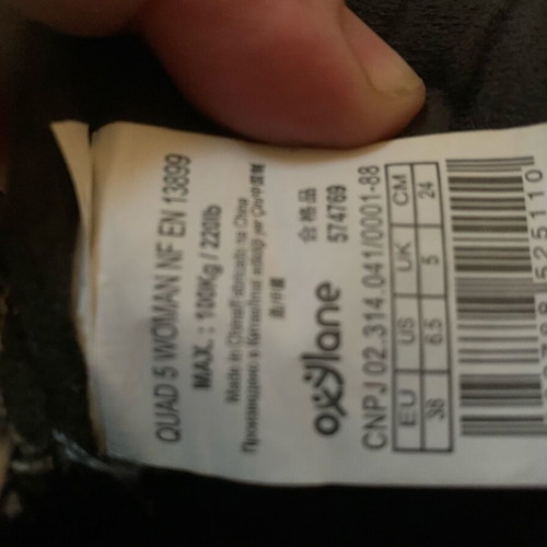 Oxelo roller skates size 38 like new