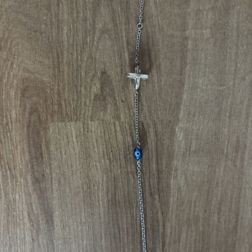 Silver bracelet used, 16.5 cm