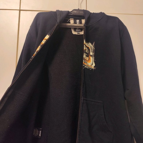 Billabong zip hoodie like new, size M, black multicolor