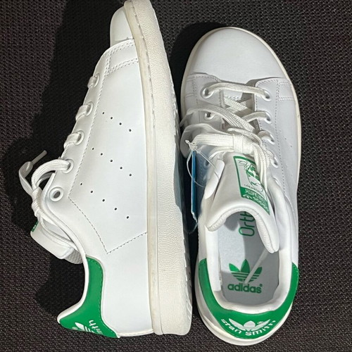 Adidas Stan Smith Kids new, size 33.5, white/green