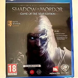Middle Earth: Shadow Of Mordor Game of The Year Edition PS4 Game