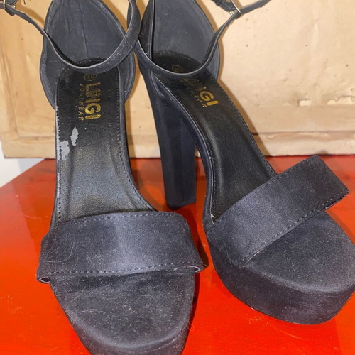 Luigi women's sandals like new, size 40, black
