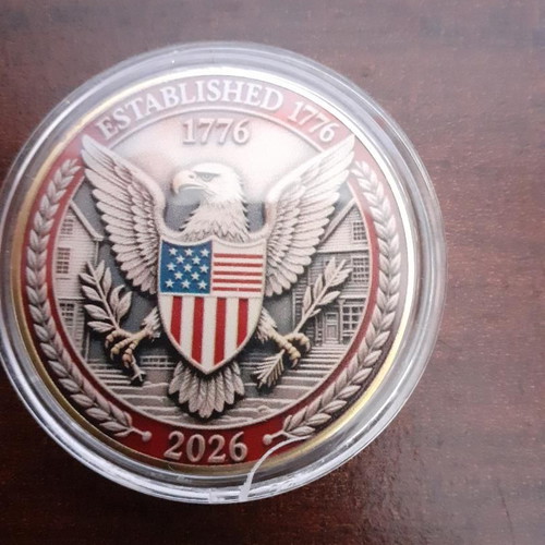 Commemorative Coin USA 250 Years Independence New