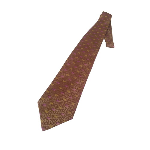 Etro tie gold patterned, like new