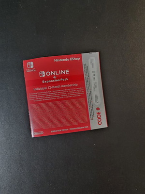 Nintendo Switch Online subscription with expansion pack new
