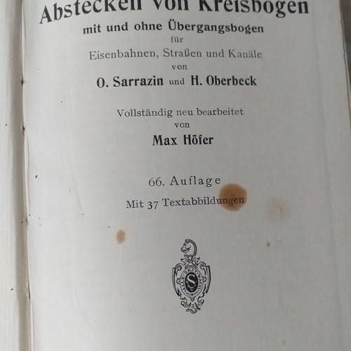 Collectible technical German books used, set of 6 volumes