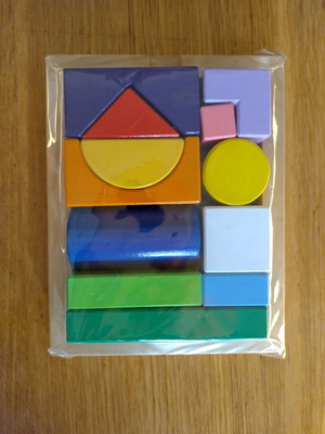 Domina colorful wooden set Little Wooden Constructor new