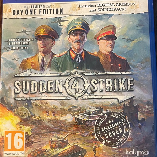 Sudden Strike 4 Limited Day One Edition PS4 like new
