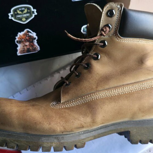 Timberland men's boots used, size 46, beige brown
