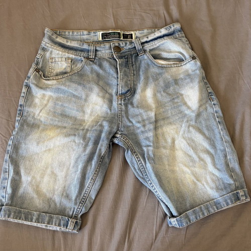 Jean shorts used, size 31, blue denim