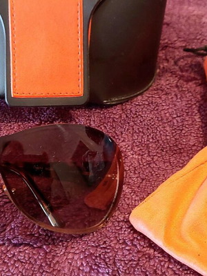 Toi&Moi sunglasses mask style, black and brown